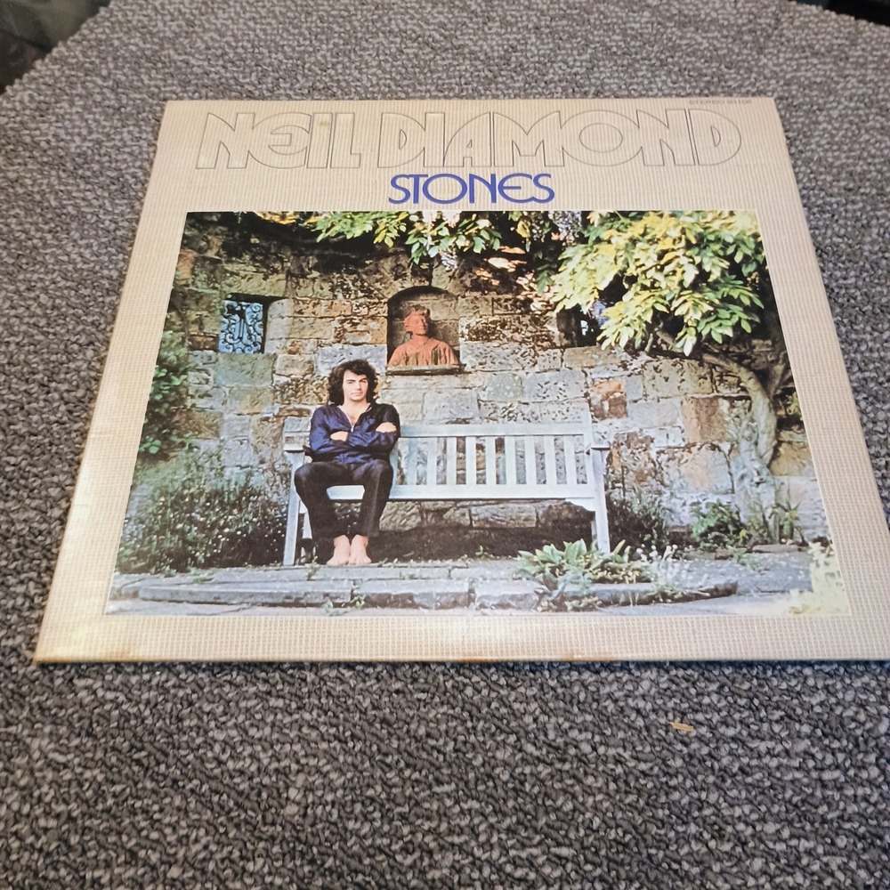 Neil Diamond Stones Vinyl LP 1971 Uni 93106 String Tie Gatefold I Am I Said